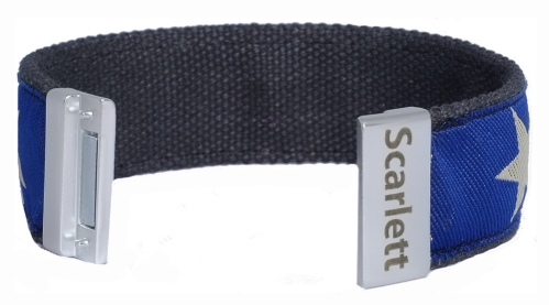 100% hemp canvas bracelet showing texture and eco-friendly craftsmanship