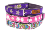earthdog eco friendly hemp martingale dog collars in three styles
