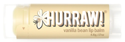 hurraw vegan vanilla bean lip balm