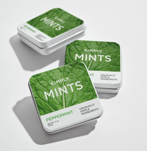 simply gum vegan gum & mints are available now in kym's vegan market