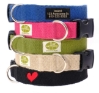 earthdog natural hypoallergenic adjustable hemp dog collars in 6 colors